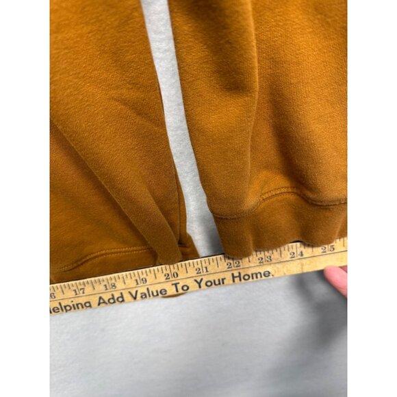 Love Olive Co Womens Mustard Brown Crew Neck Long Sleeve Sweatshirt Large - Picture 7 of 9